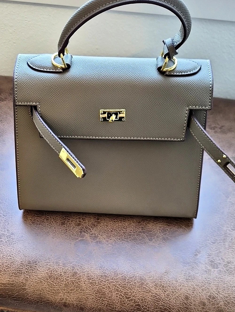 Structured Satchel in Brown Like New